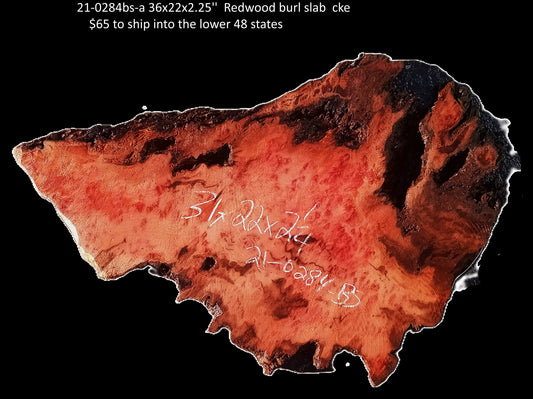 Redwood Burl | DIY Crafts | Burl Slab | Craft Wood | R21-0284