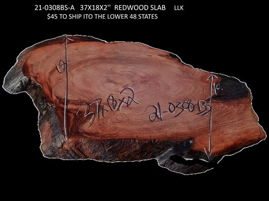 Redwood Slab | DIY Crafts | Burl Slab | Craft Wood | R21-0308