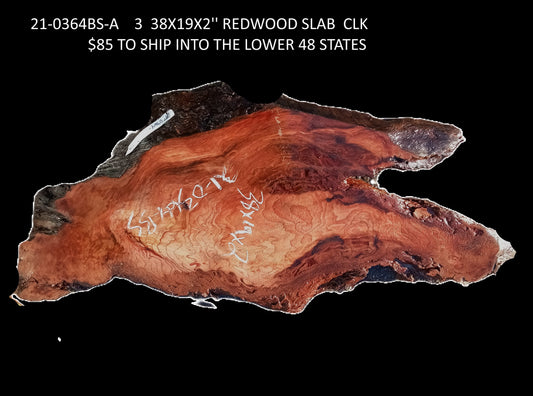 Redwood Slab | DIY Crafts | Burl Slab | Craft Wood | R21-0364