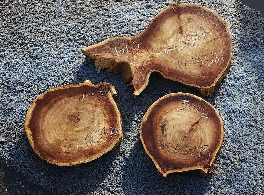 Poplar slab | live edge | cookie cut | river table | 24-1238-p