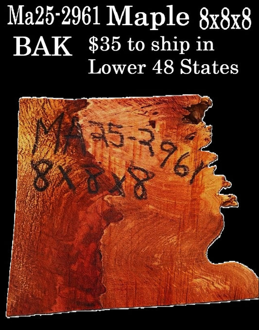Maple BURL Block | Turning block | Craft Wood | MA25-2961