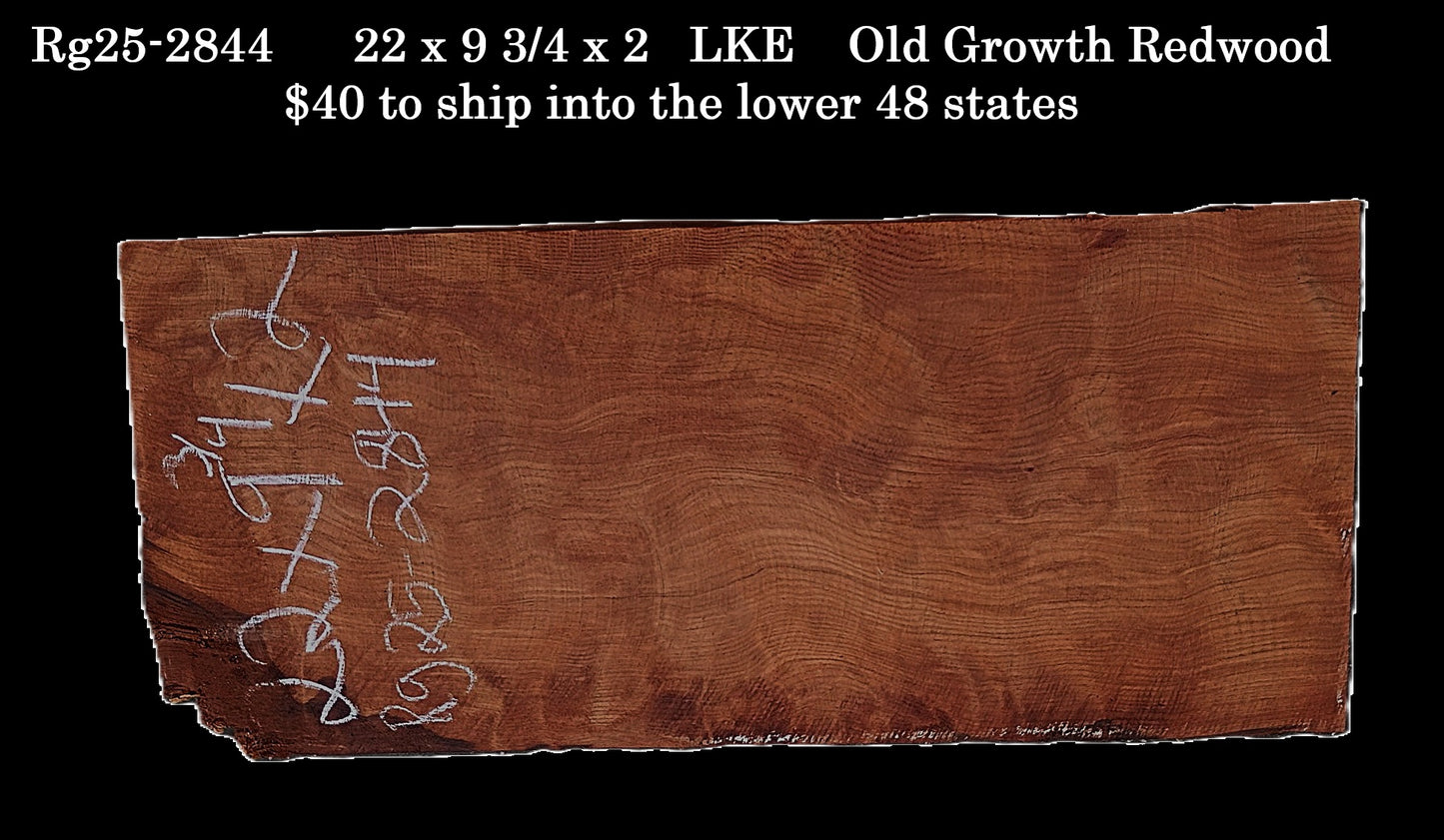 Quilted Redwood Slab | DIY | River Table | guitar billets | rg25-2844