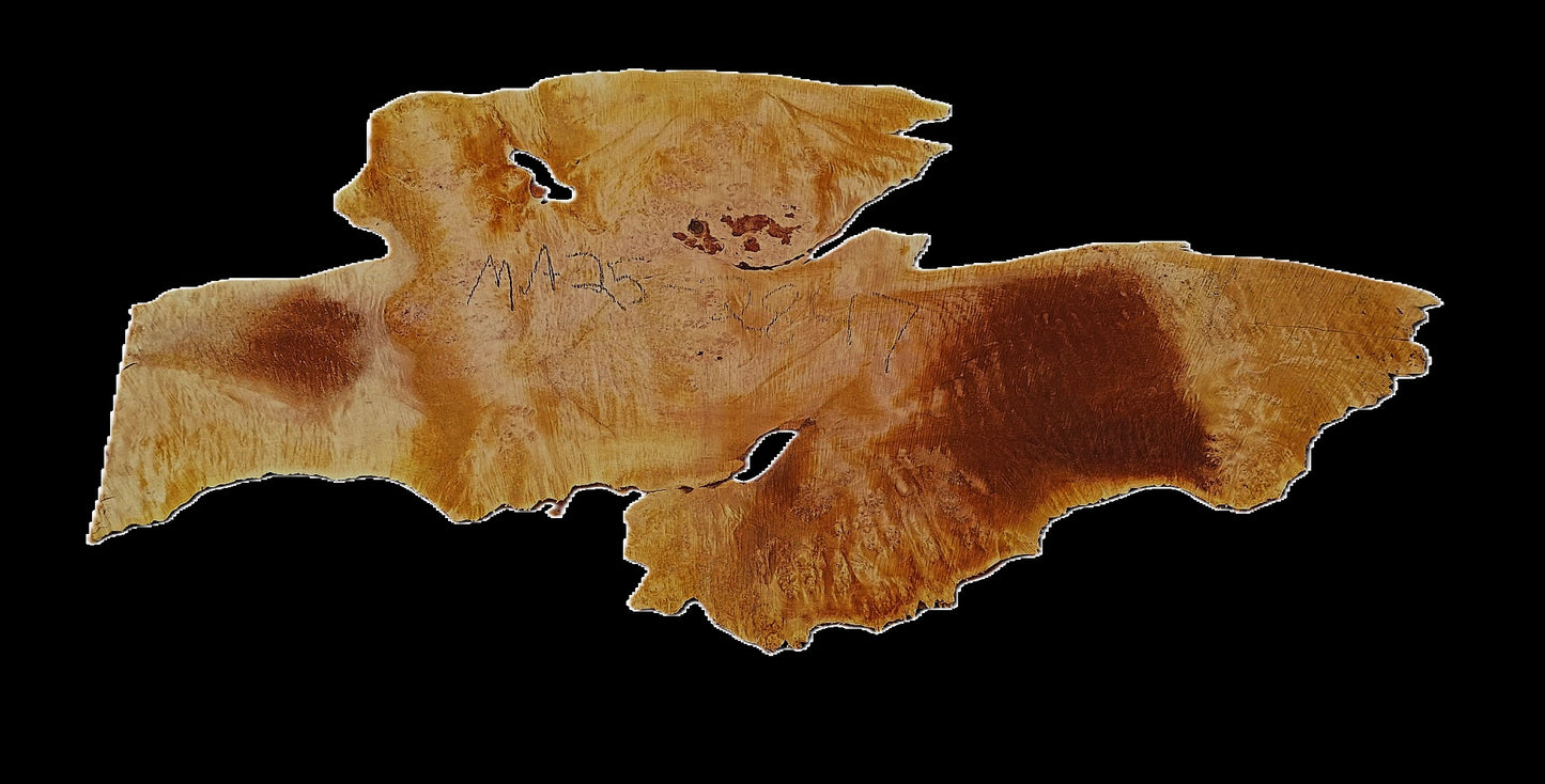 Maple Quilted Burl | Live Edge Slab | River Table | DIY | MA25-2847
