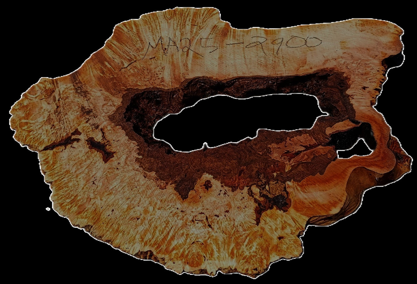 Maple Burl | Live Edge Slab | River Table | DIY | MA25-2900