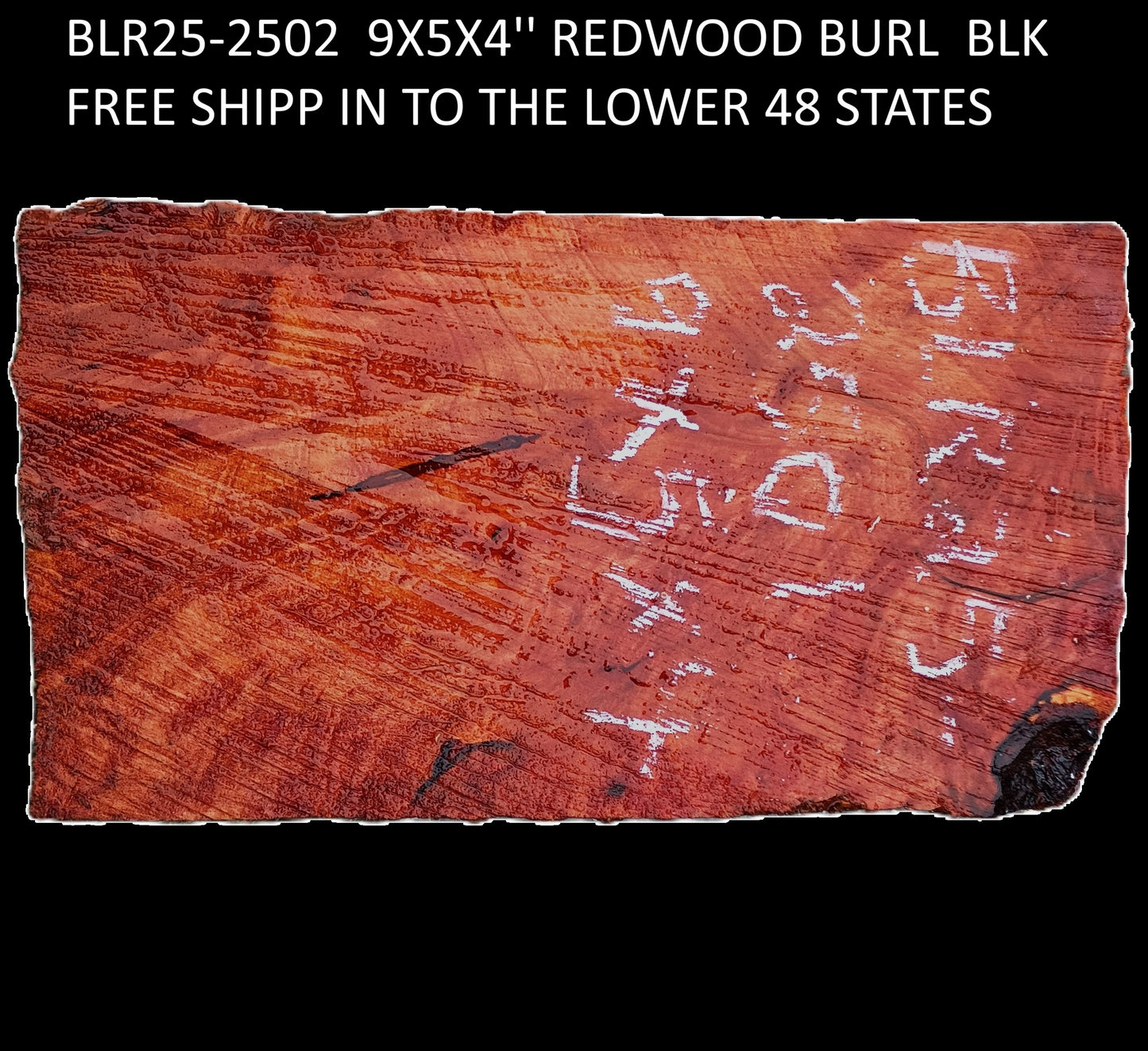 Redwood Burl Block | Bowl Turning | Craft Wood | DIY | RBL25-2502