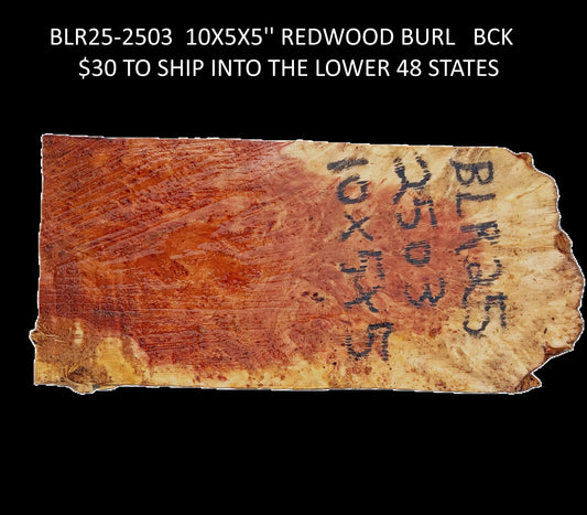 Redwood Burl | Turning Block | Craft Wood | DIY | RBL25-2503