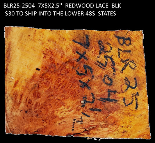 Redwood Burl | Turning Block | Craft Wood | DIY | BLR25-2504