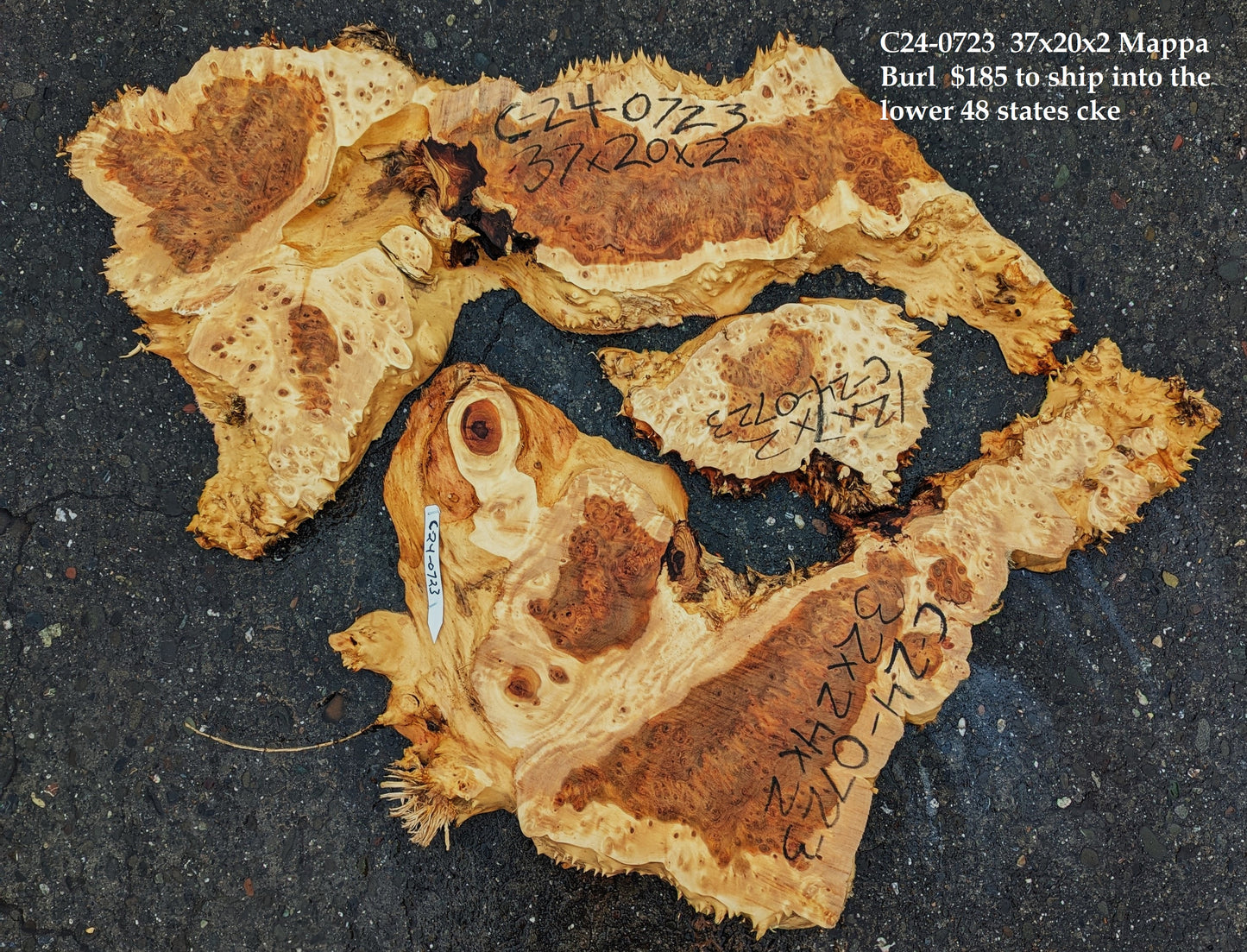 Poplar Slab | Live Edge | River Table | DIY Crafts | C24-0723