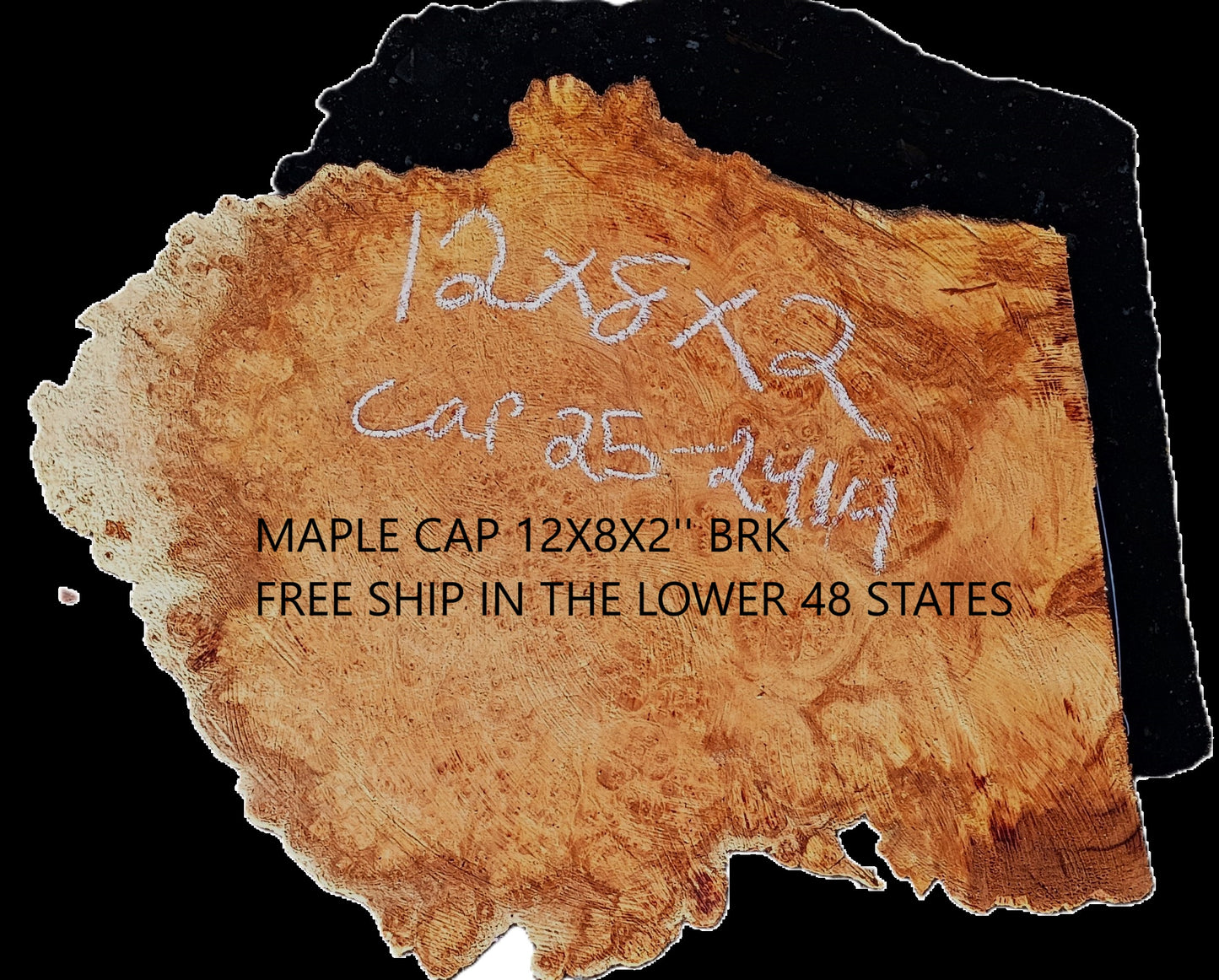 Maple Cap | Turning Wood | Craft Wood | MA25-2414