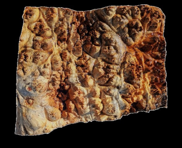 Maple Burl Cap | Turning Wood | Craft Wood | MA25-2423