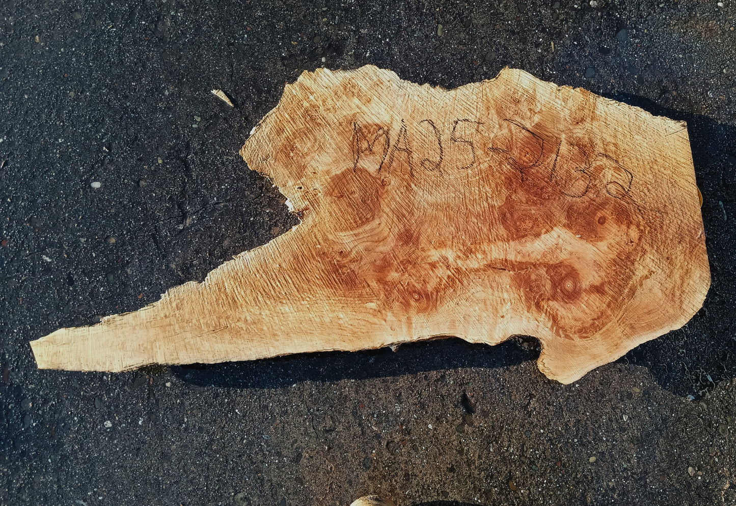 Maple Burl Slab | Live Edge | DIY Crafts | guitar billet | ma25-2132