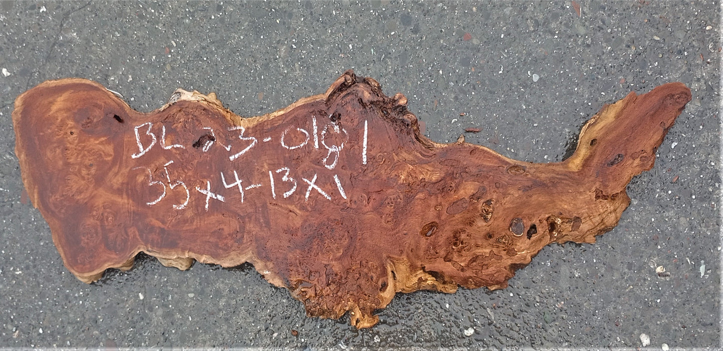 Poplar lace burl | DIY crafts | craft woods | resin serving tray | p23-0181