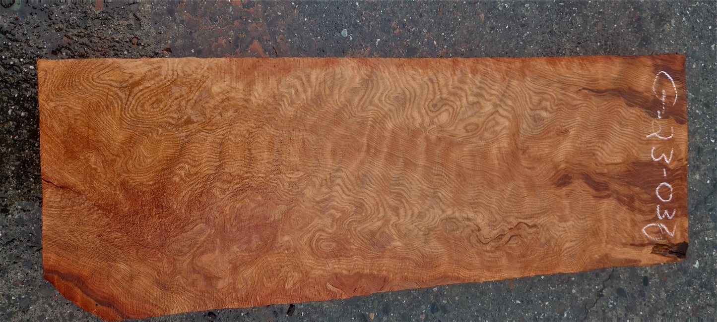 quilted Redwood | old growth | guitar blanks | wood turning | DIY | g23-0370