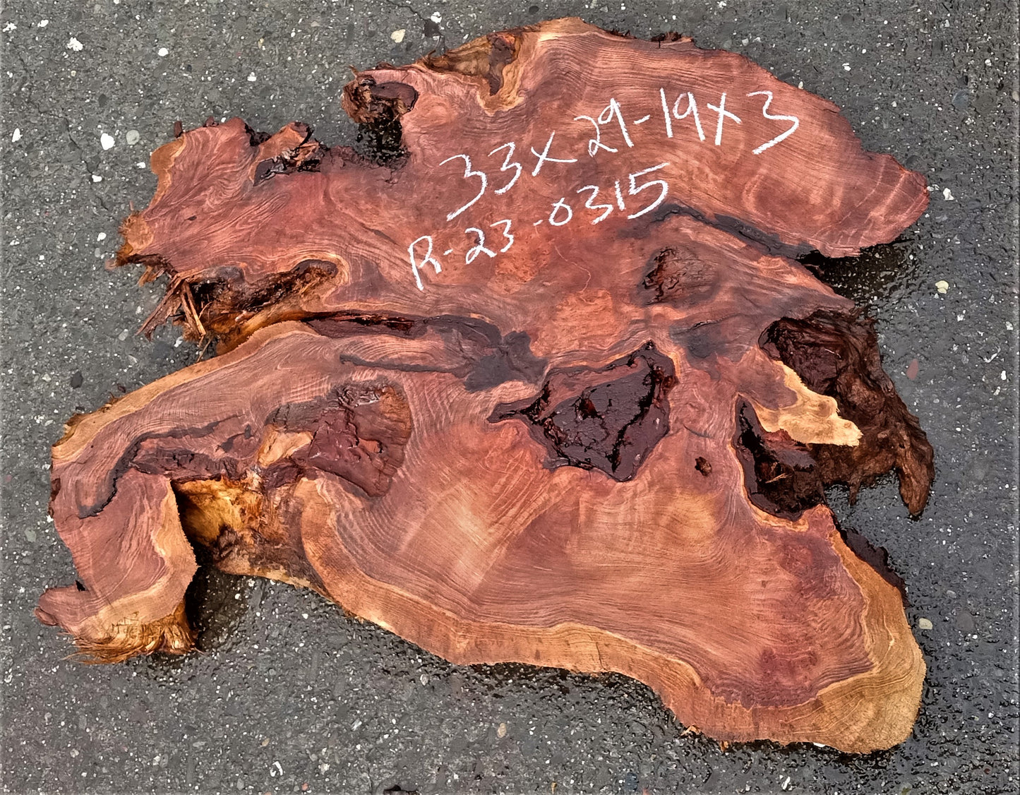 Redwood slab | live edge | epoxy river table | DIY crafts | r23-0421