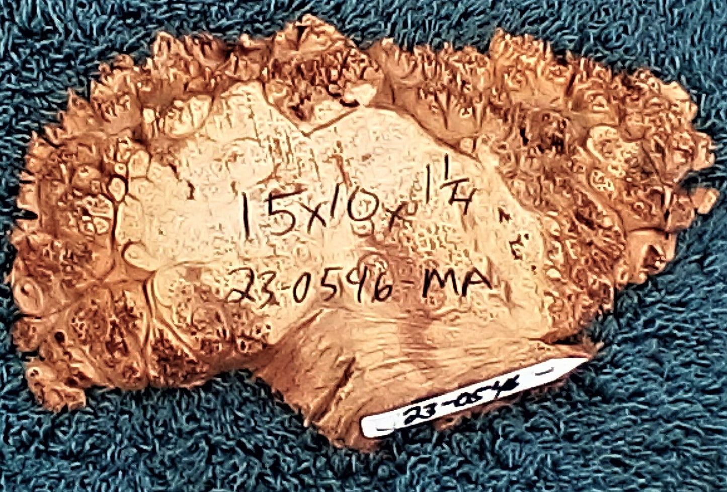 Maple burl slab | live edge | river table | DIY crafts | burl clock | ma23-0546