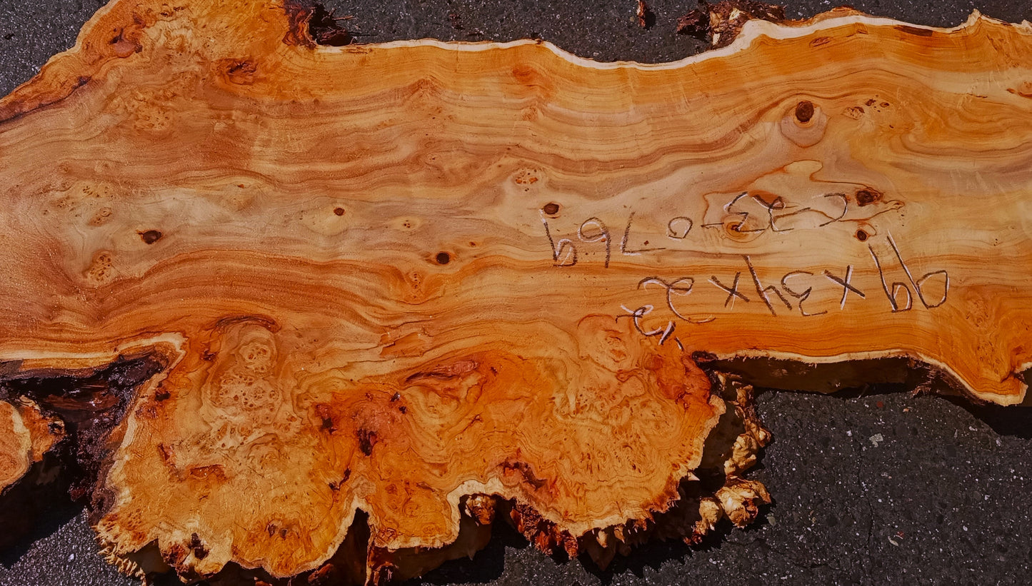 Mappa burl | Poplar | river table | live edge slab | DIY ideas | p23-0769