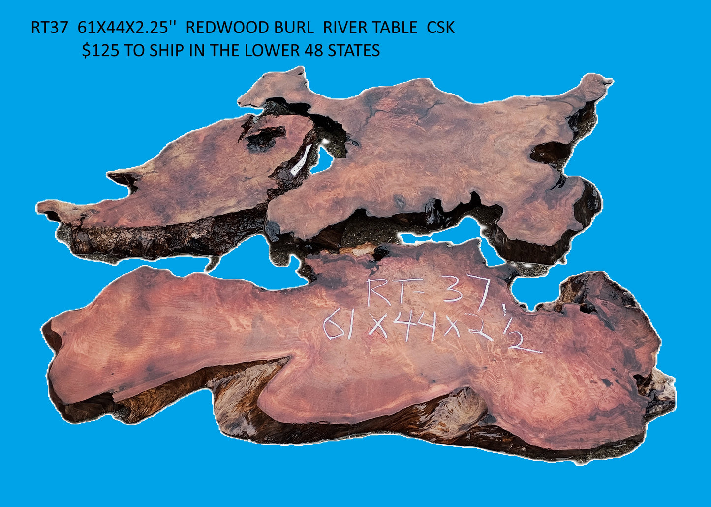 Redwood Burl | DIY River Table | Live Edge | DIY Crafts | RT-37
