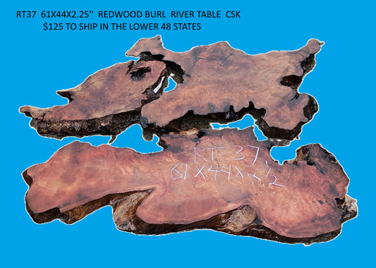 Redwood Burl | DIY River Table | Live Edge | DIY Crafts | RT-37