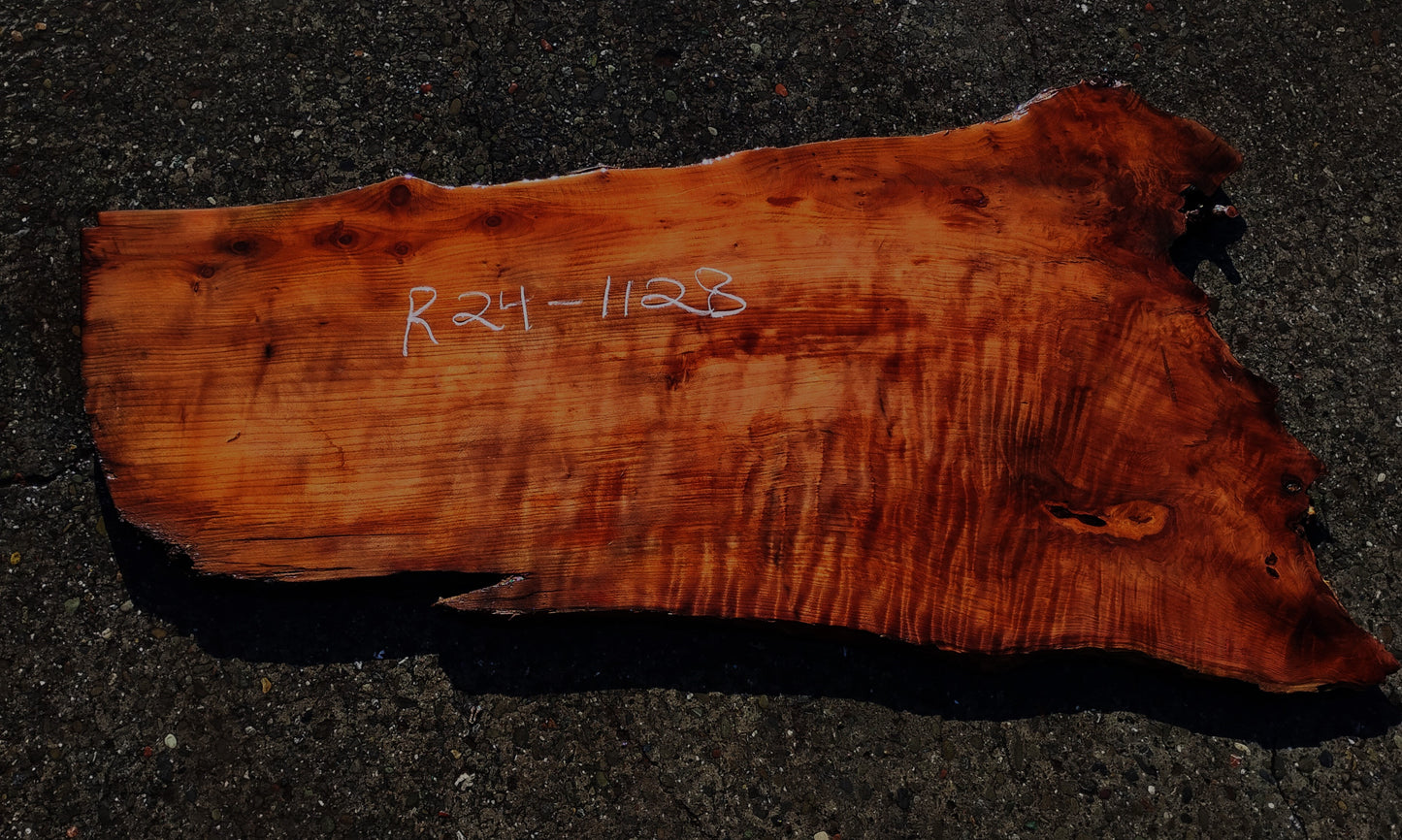 Dry Curly Redwood | Live Edge | Counter | DIY | Wood Crafts |R24-1228