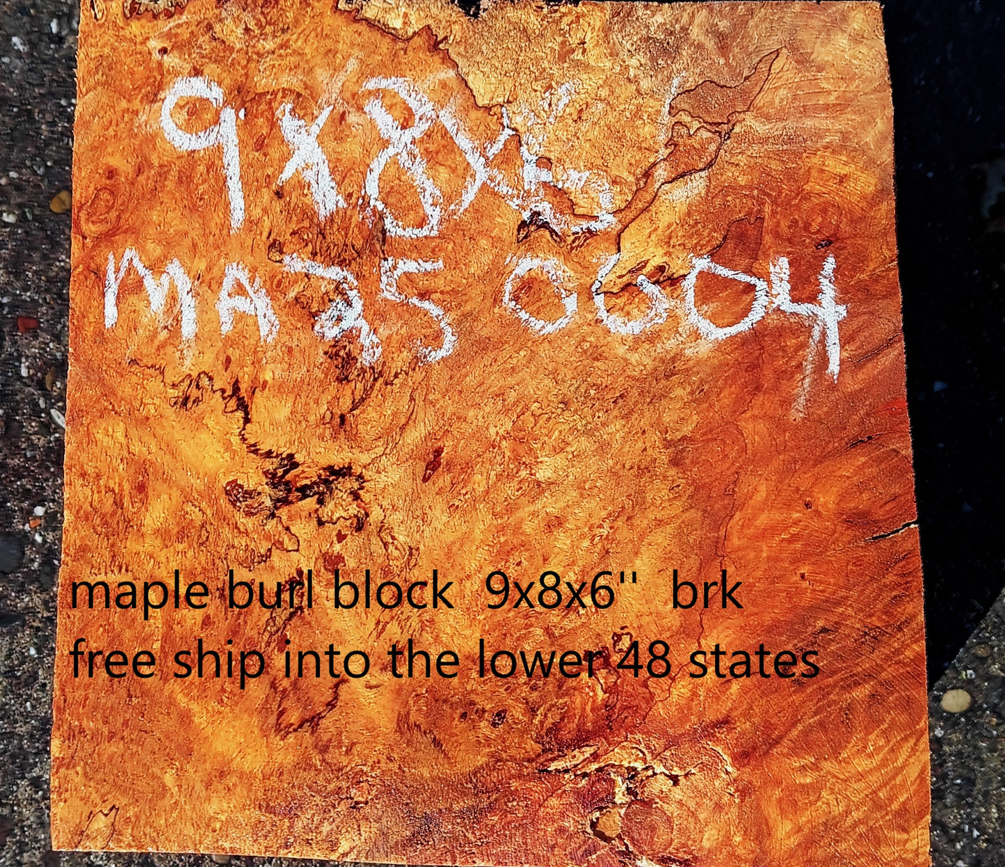 Maple Block | Craft Wood | DIY Crafts | Bowl Turning | MA25-0004