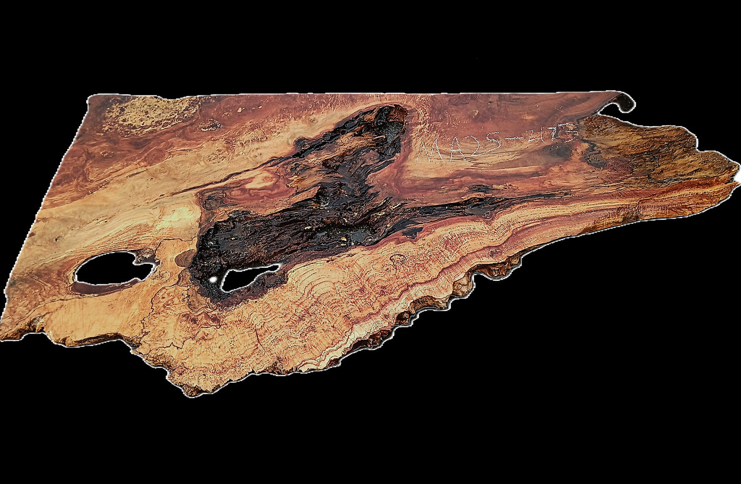 Maple Burl Slab | Live Edge | River Table | DIY | Ma25-2173