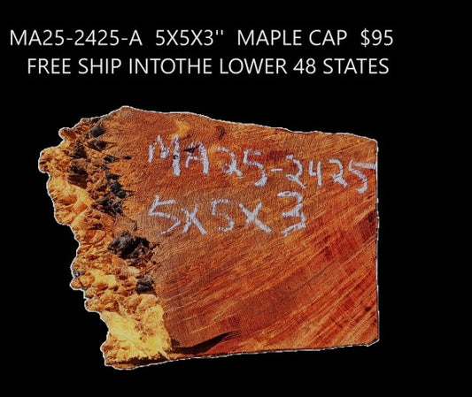 Maple Cap | Turning Wood | Craft Wood | DIY | MA25-2425