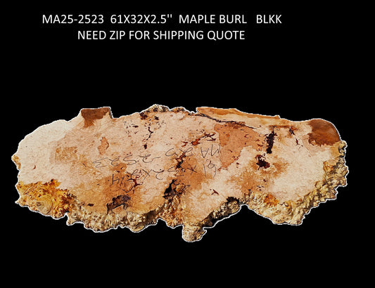 Maple Burl Slab | River Table | Headboard | Burl Table | MA25-2523