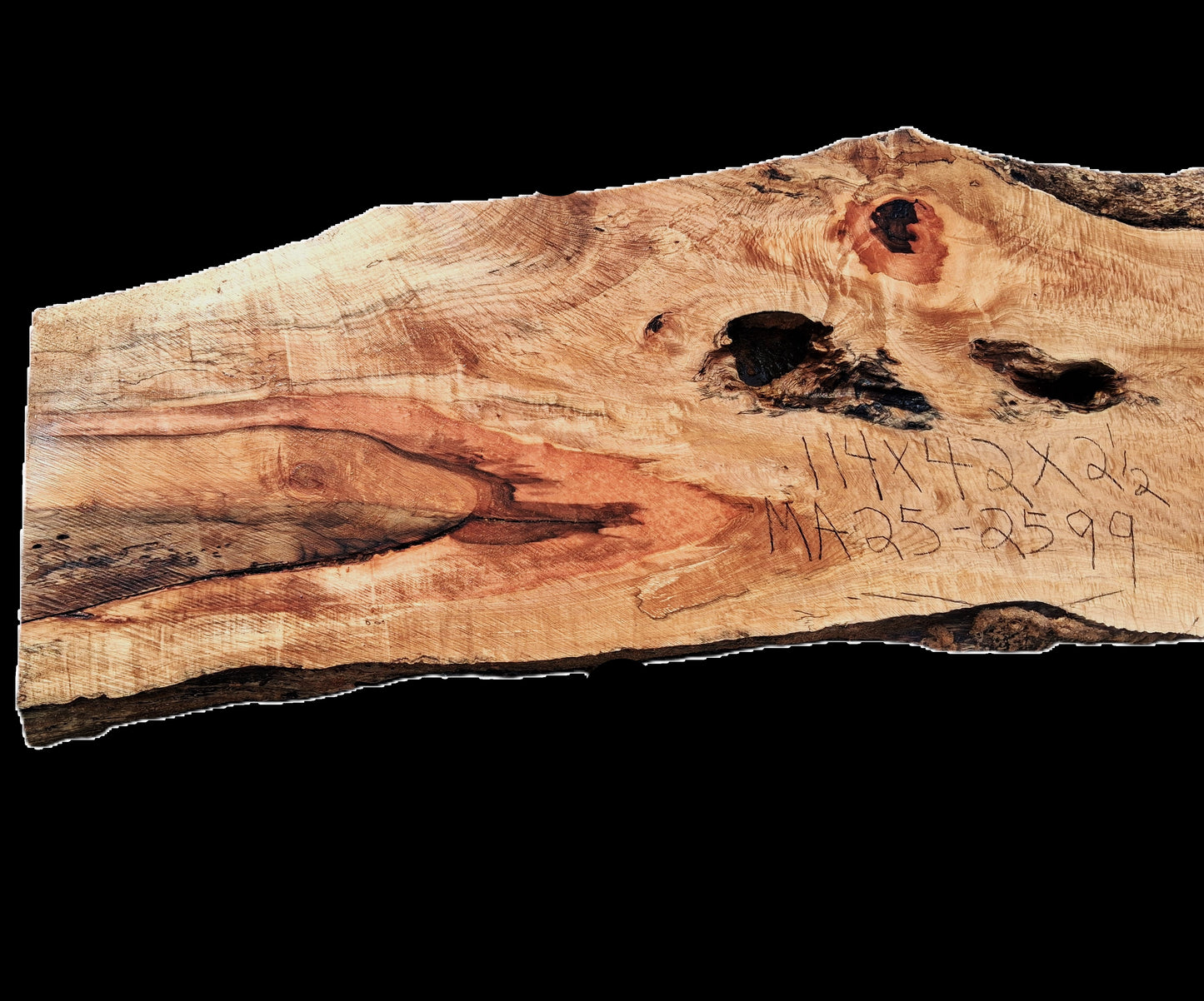 Maple Burl Slab | Live Edge Table | Headboard | Counter | MA25-2599