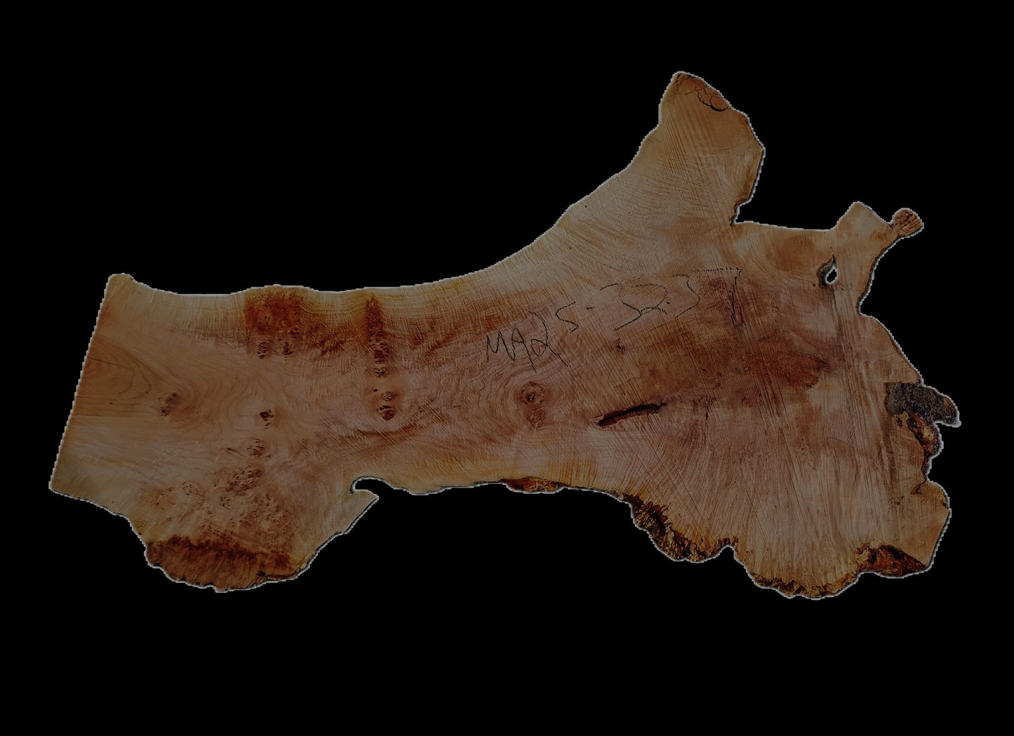 Maple Burl | Live Edge | River Table | DIY | Craft Wood | Ma25-3237