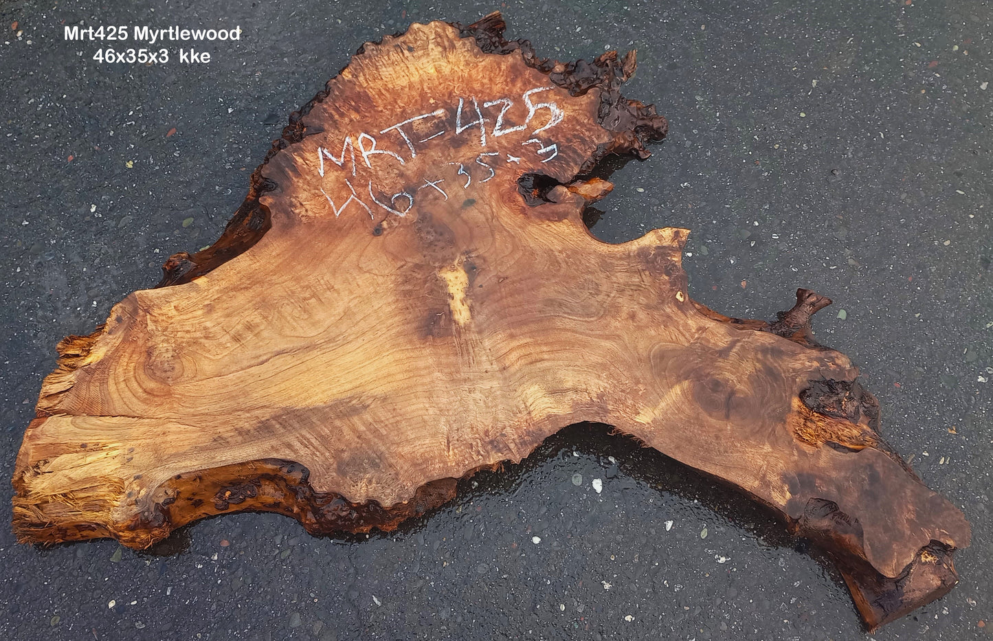 myrtle wood | burl slab | epoxy river table | DIY wood | mrt-425