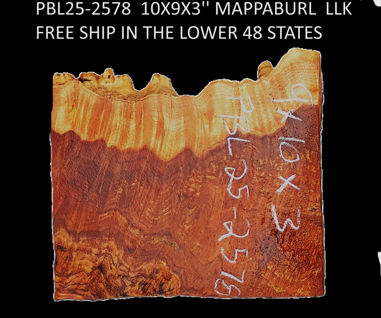 Poplar Burl Block | DIY | Craftwood | bowl turning | PBL25-2578