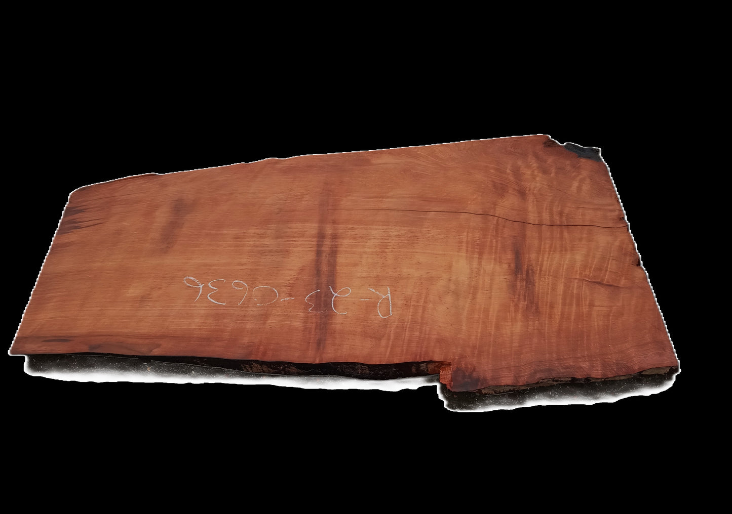 Curly Redwood Slab | Desk | Table | Bar | DIY Craftwood | R23-0636