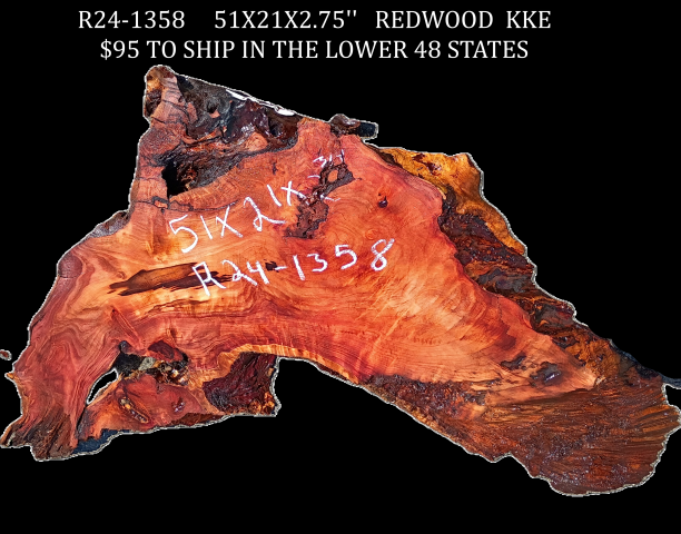 Redwood Burl | DIY | River Table | Burl table | Craft Wood | R24-1358