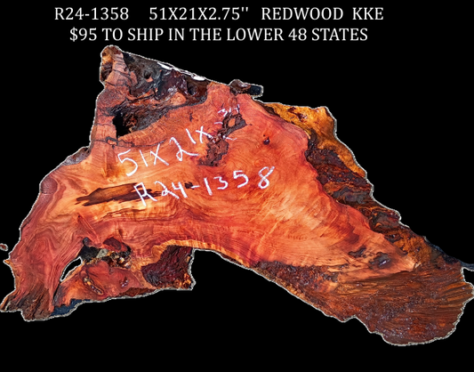 Redwood Burl | DIY | River Table | Burl table | Craft Wood | R24-1358