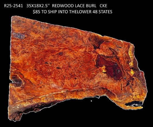 Redwood Lace Burl | DIY Crafts | River Table | R25-2541