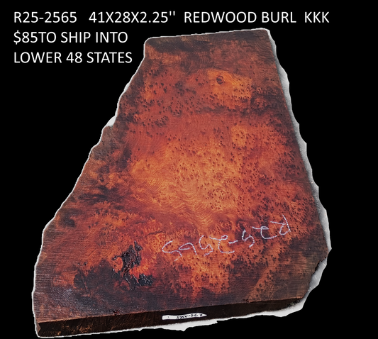 Redwood lace Burl | DIY Crafts | guitar billet | R25-2565