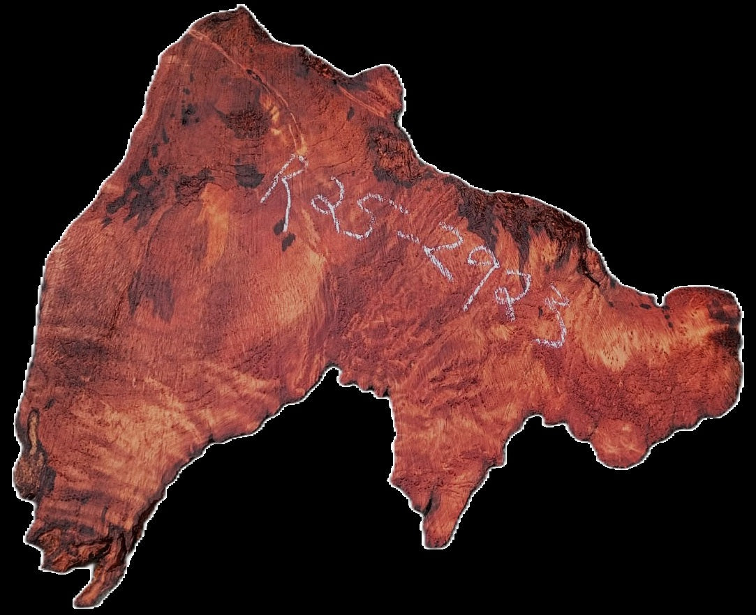 Curly Redwood Slab | DIY | River Table | R25-2923