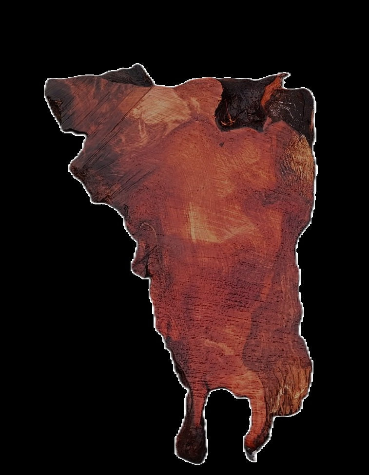 Curly and Burl | Redwood Slab | DIY | Table | R25-2925