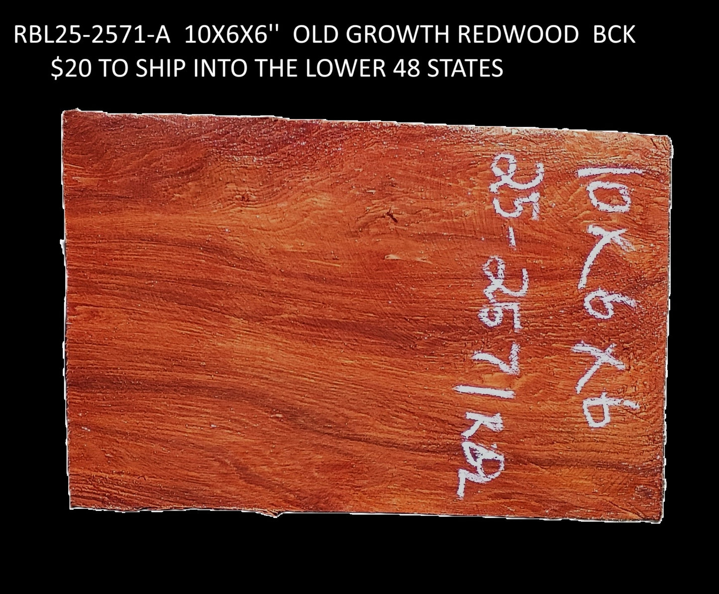 Old Growth Redwood Burl | Turning Block | DIY | RBL25-2571