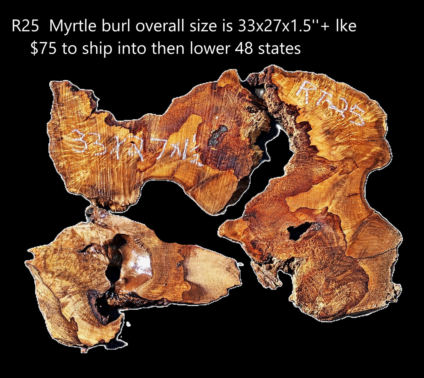 Myrtle Burl | Bay Laurel | River Table | DIY | RT25