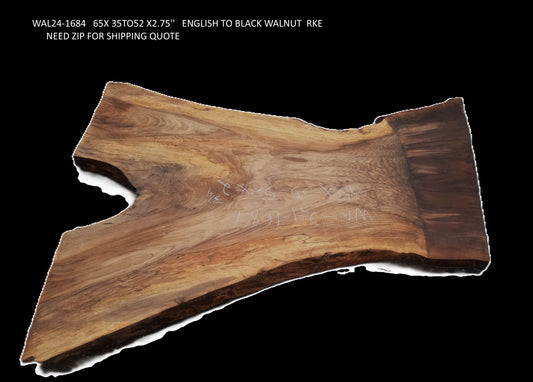 English graft to black Walnut | Table | Counter | Desk | Wal24-1684