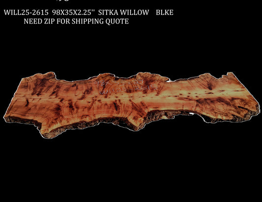 Sitka Willow Burl | DIY River Table | live edge Slab | WIL25-2615