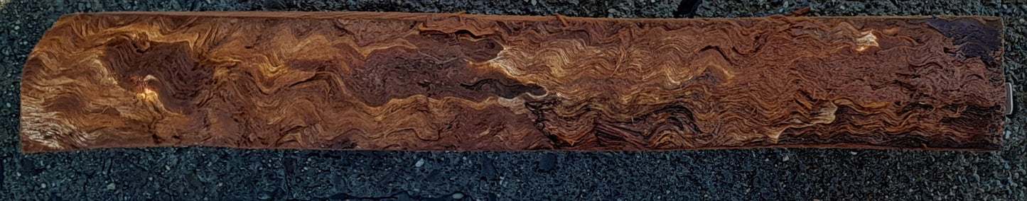 curly redwood | DIY crafts | wood turning | bowl block blank | bl23-0163