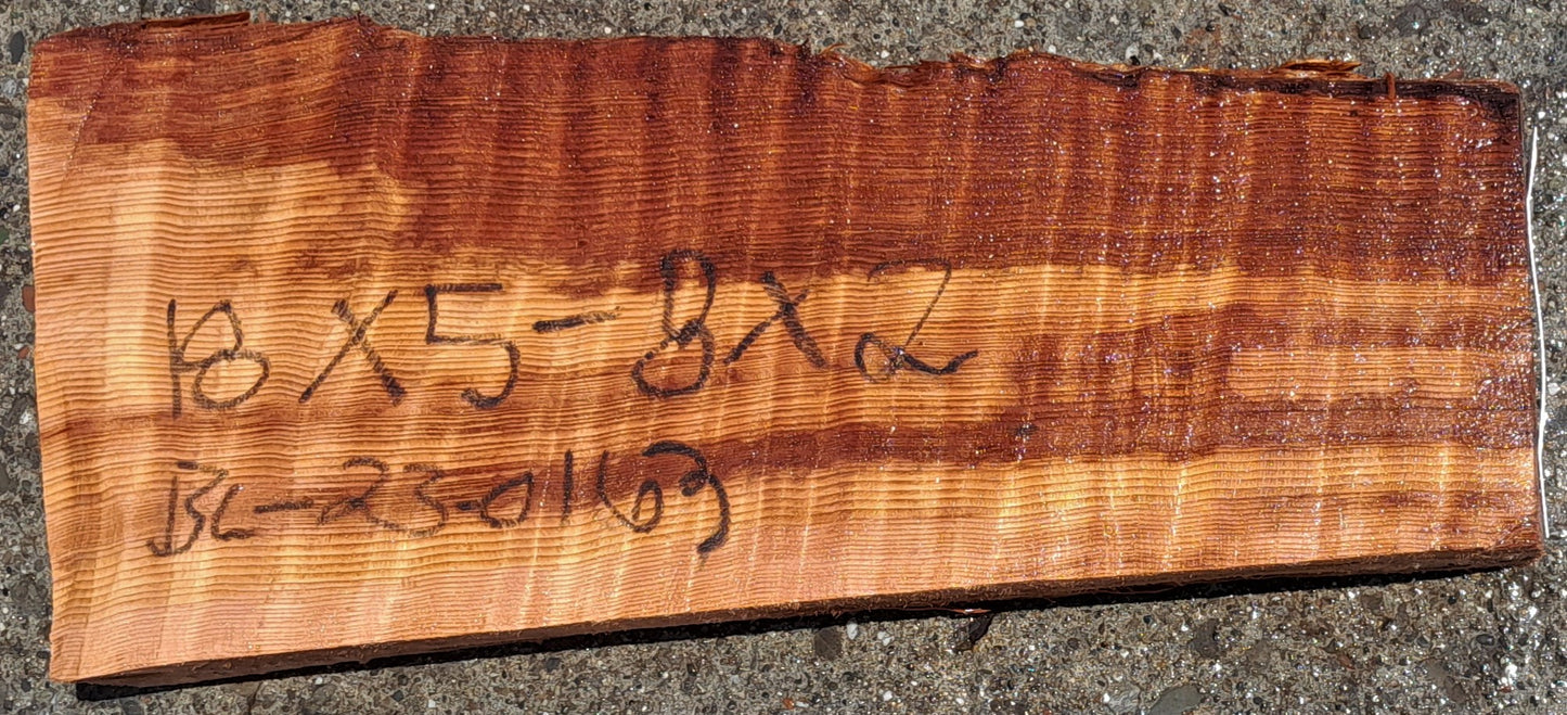 curly redwood | DIY crafts | wood turning | bowl block blank | bl23-0163