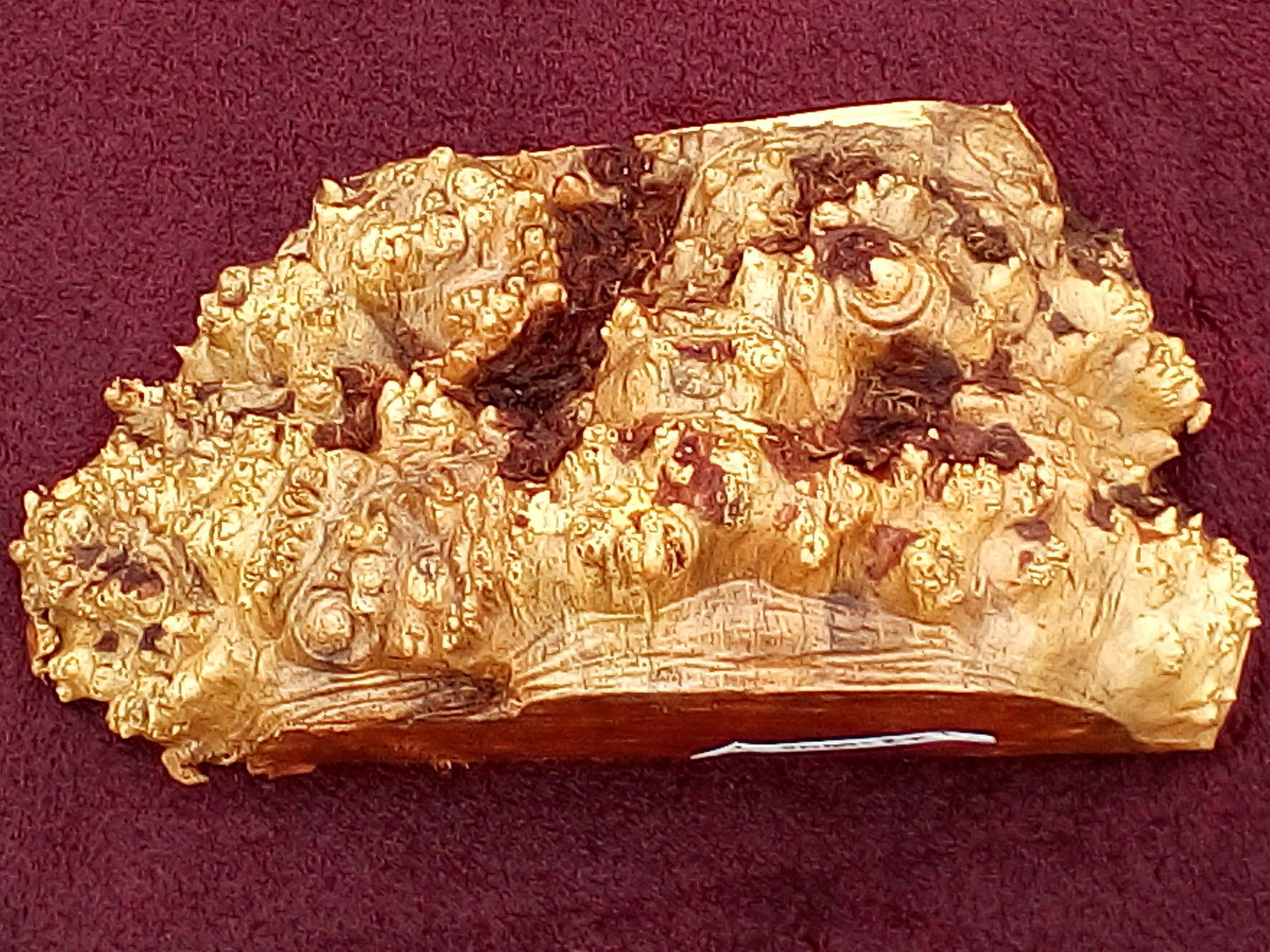 Maple cap | burl | exotic wood | wood turning | DIY wood crafts | cap23-0440