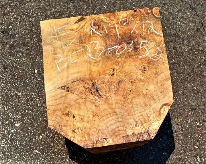 Myrtle burl | bowl turning | wood turning | DIY crafts | bl23-0352