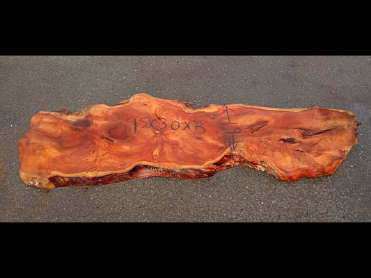 redwood | live edge | epoxy river table | counter bar | headboard | r23-0599
