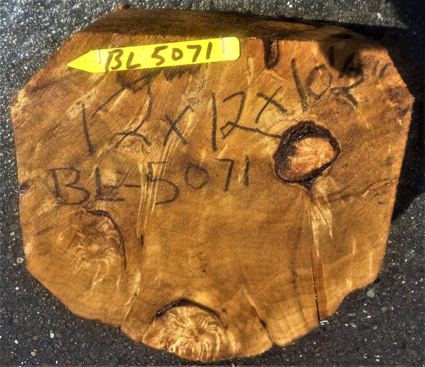 Myrtle burl | DIY wood crafts | bowl turning | craft wood | bl5071
