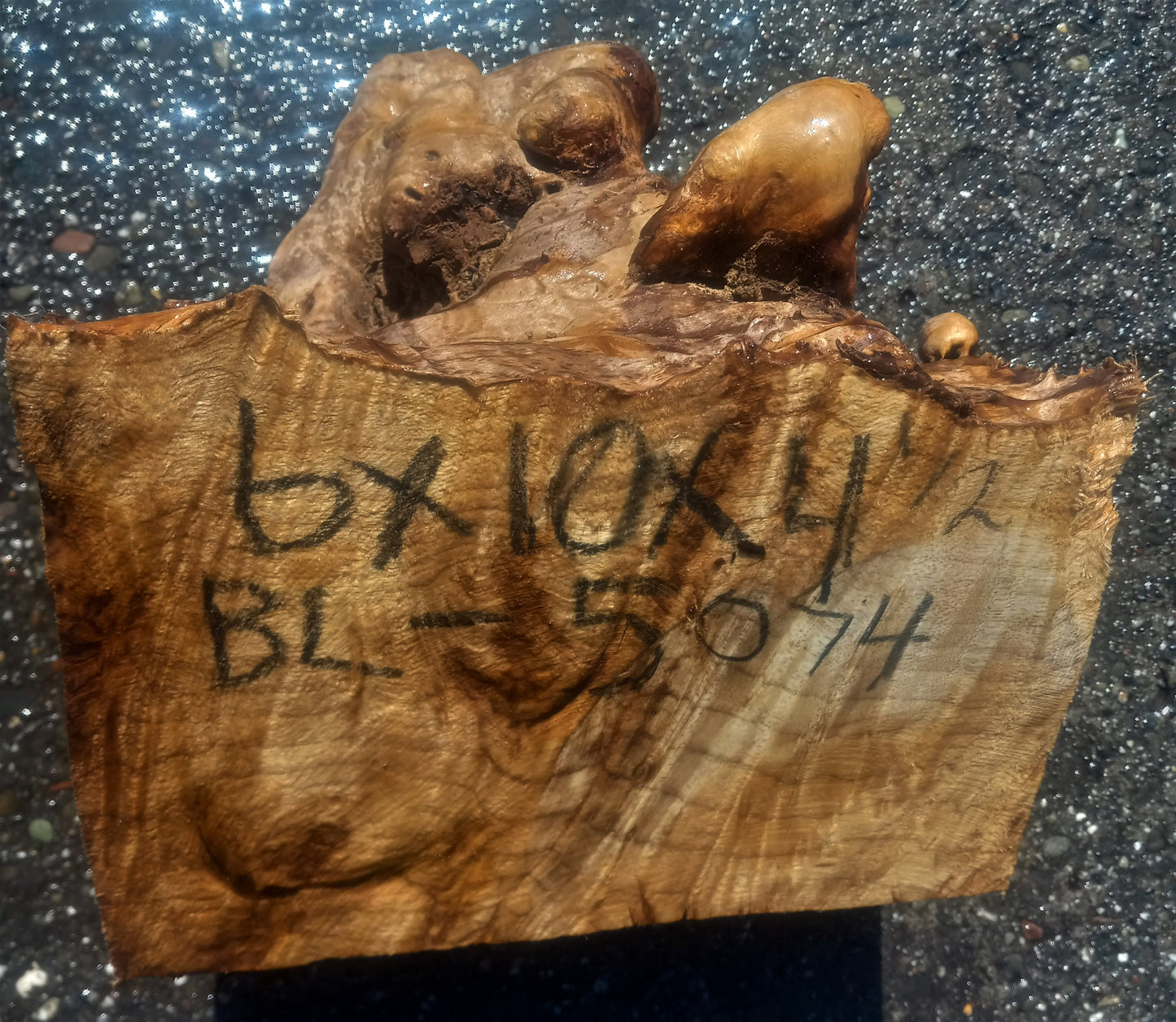 Myrtle burl | DIY wood crafts | bowl turning | craft wood | bl5074