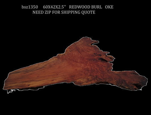 Redwood Burl | DIY | River Table | Craft Wood | BSZ-1350